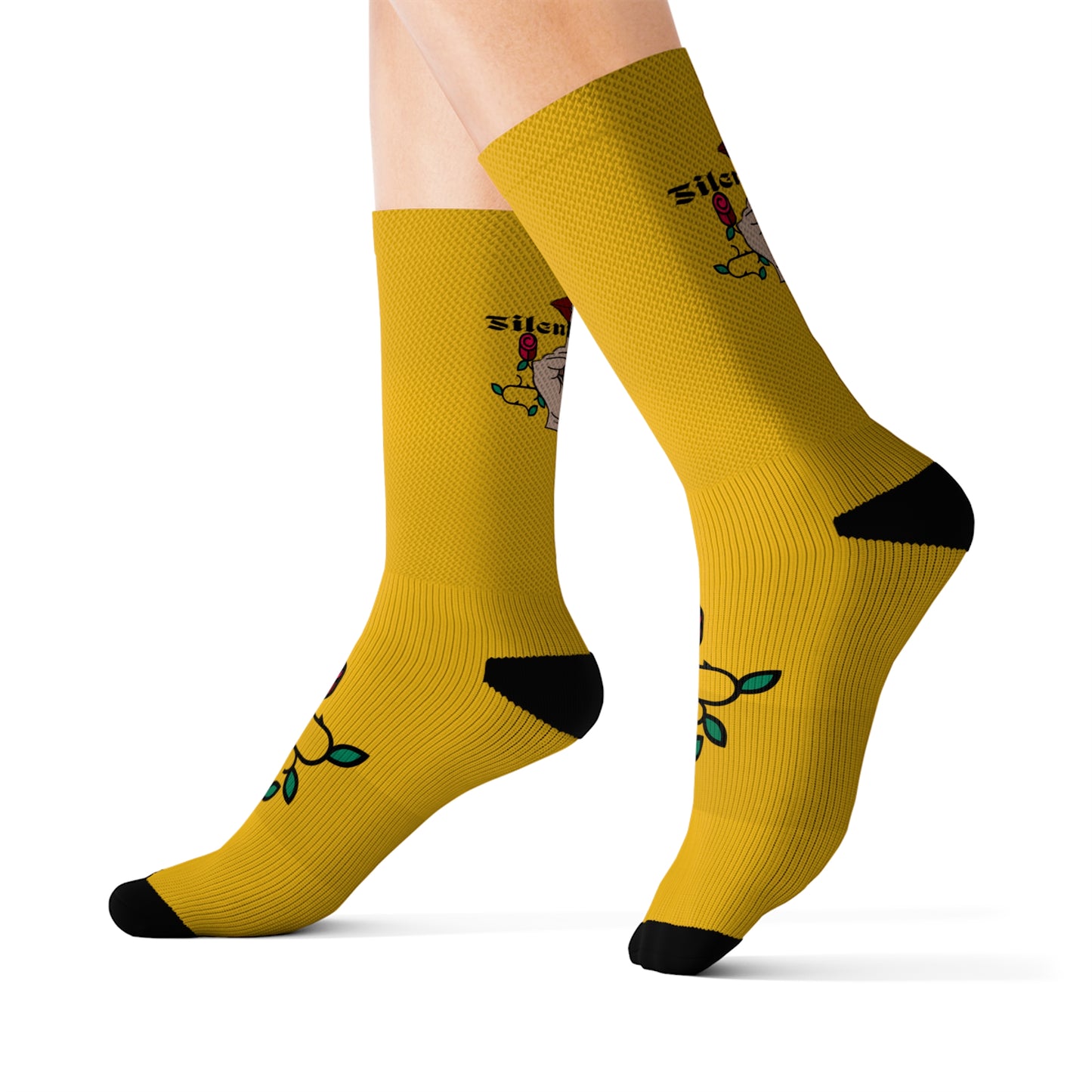 Yellow Silent G Comfy Socks