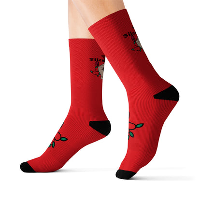 Red Silent G socks