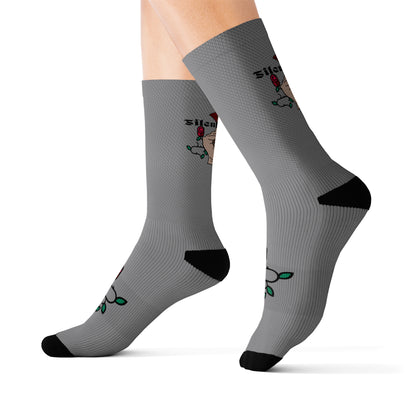 Grey Silent G Comfy Socks