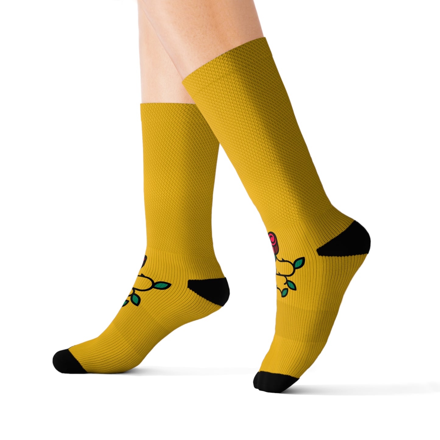 Yellow Silent G Comfy Socks