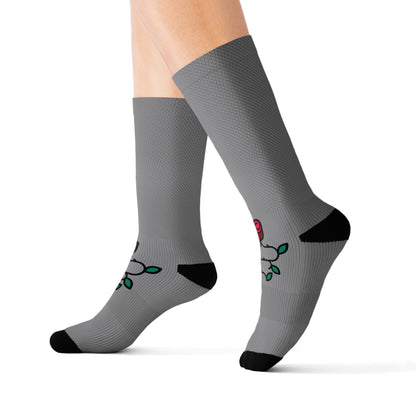 Grey Silent G Comfy Socks