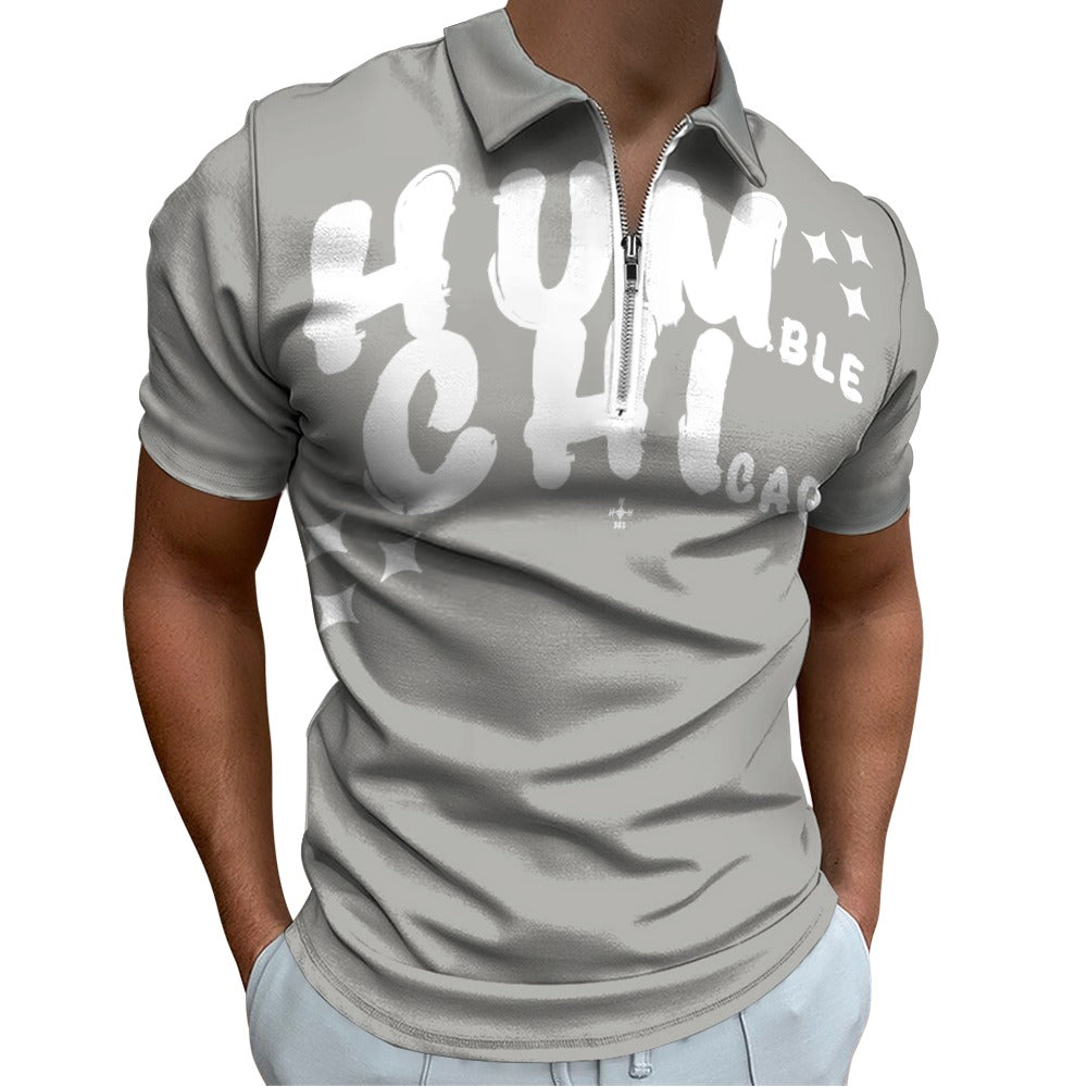 HUM CHI Zip Polo