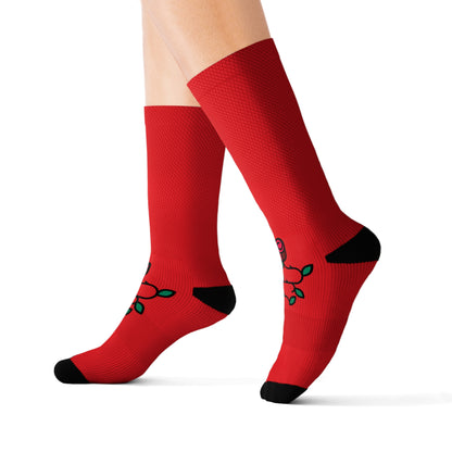 Red Silent G socks