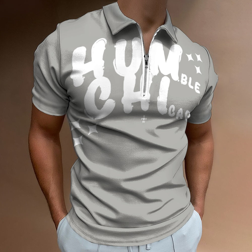 HUM CHI Zip Polo