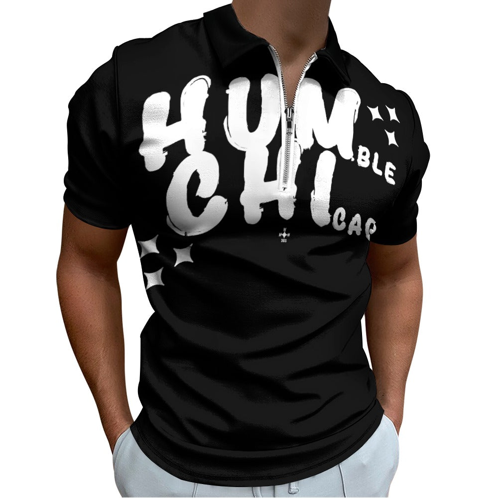 HUM CHI Zip Polo