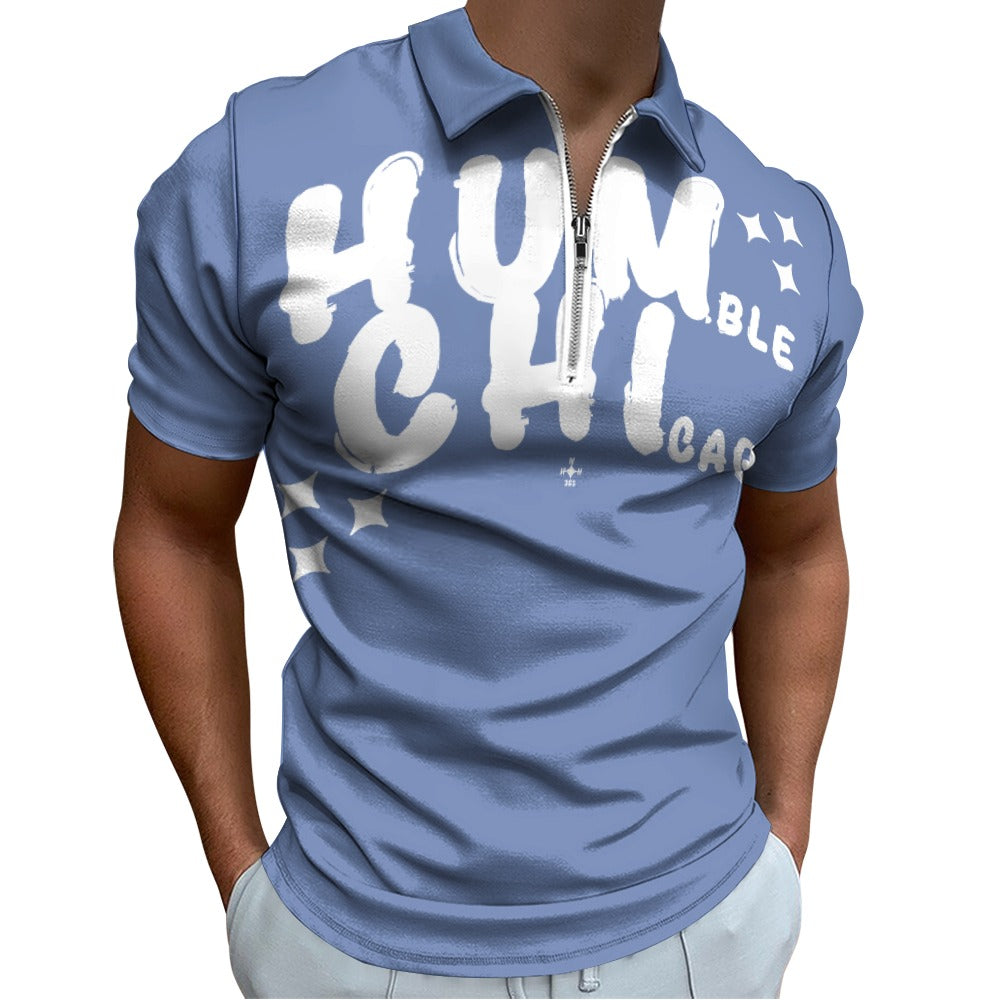 HUM CHI Zip Polo